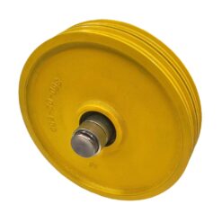 COPPIA DI PULEGGE A ROTAZIONE INVERSA ALBERO SFILABILE E CUSCINETTI - diametro 200x1x10 albero sfilabile